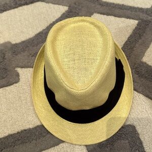 Angela William 100% Paper straw hat.